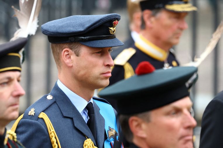 William is zichtbaar aangeslagen. Beeld Getty Images