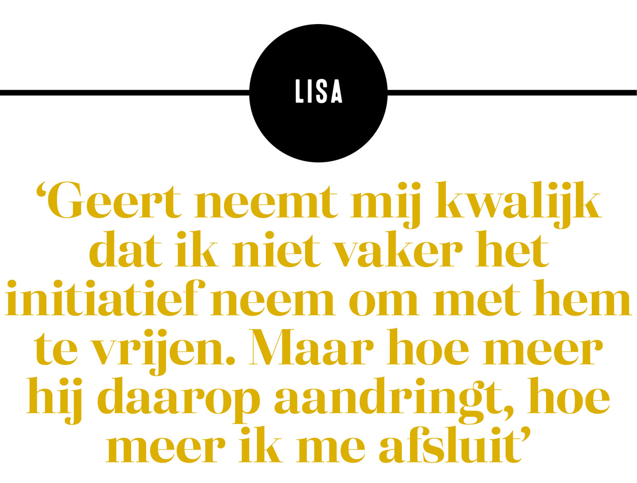 Lisas affaire doet haar huwelijk met Geert geen goed